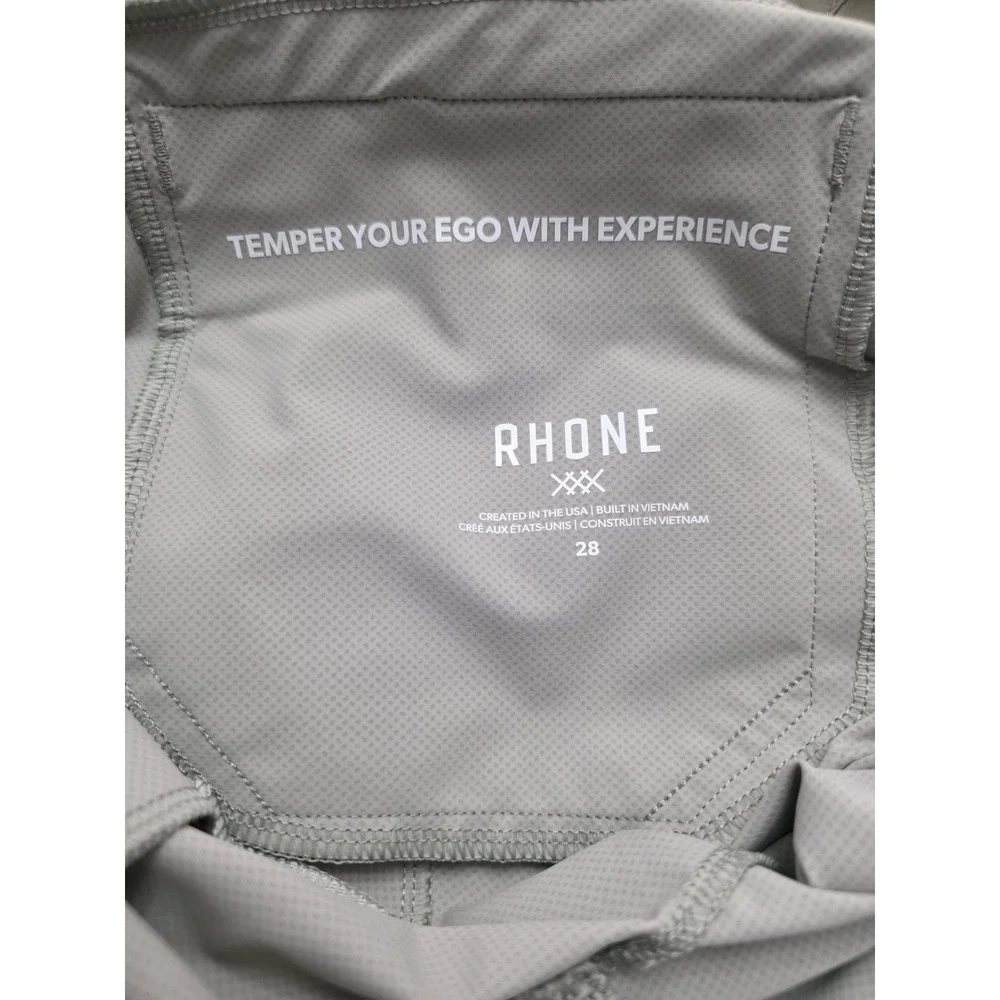 Rhone Performance Momentum Golf Pants Mens 28x32seagrass Green Slim Zip pocket